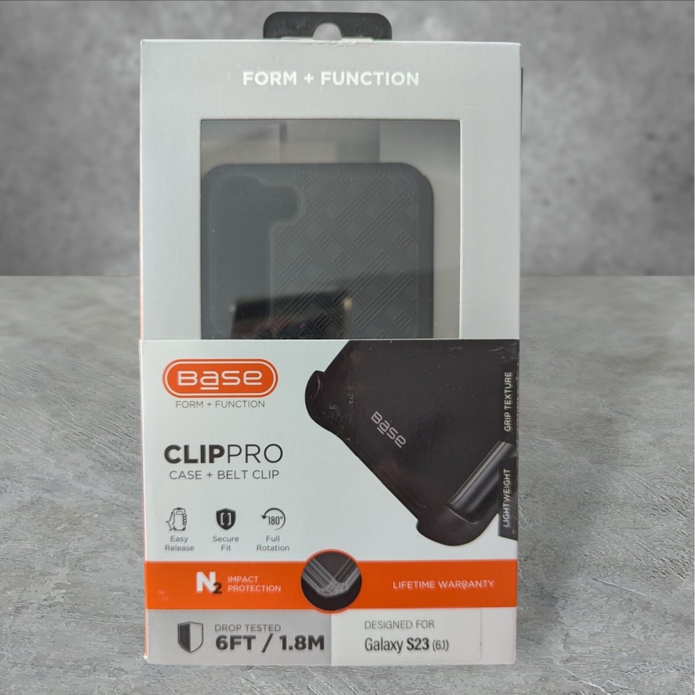 W7. Base ClipPro Case + Belt Clip For Samsung Galaxy S23 N2 Impact Protection